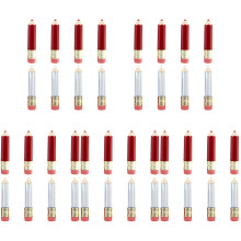 40Pièces Tubes À Rouge À Plastiques Pour Voyage Et Recharge