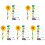35Pièces Caches Silicone Réutilisables Colorés Usage 1