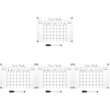 4Ensembles Tableau Effaçable Transparent En Pour Bureaux