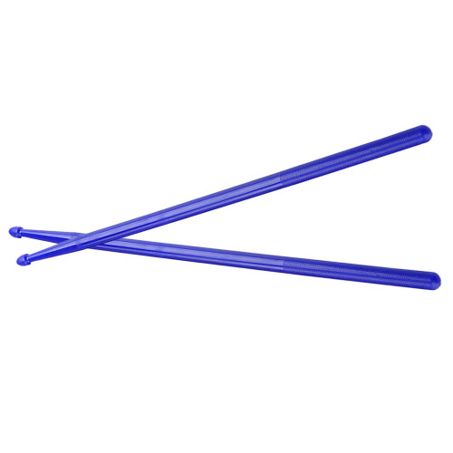 1Paire Baguettes Batterie Nylon Bleu Léger Parfaits Pour Performance