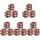 15Paires Sangles Panier Cuir Marron Confortables Et Solides 1