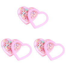108Pcs Pink Children's Rings Set Cute Plastic Rings for Kids Gifts