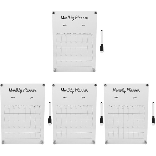 4Ensembles Tableau Planning Hebdomadaire Dur Transparent