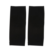 2Paires Protections Genoux Coton Noir Tricotées Respirantes Antiglisse
