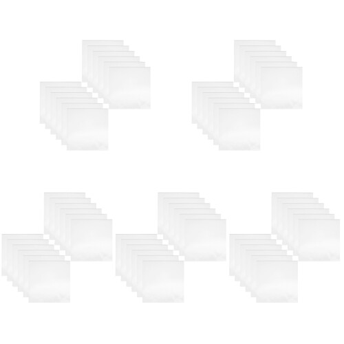 125Pcs Vinyl Record Outer Sleeves for Storage Transparent Plastic