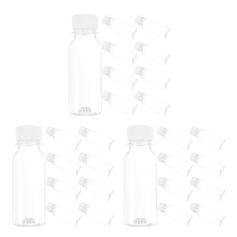 30Pcs Convenient Transparent Bottles For Milk Juice And Travel Needs Artibetter