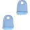 2Pcs Waterproof Clothing Protector Bib for Adults Sky-Blue Easy Clean 3