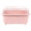 2Pcs Pink Cutlery Draining Box Kitchen Tableware Organizer with Cover 1