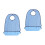2Pcs Waterproof Clothing Protector Bib for Adults Sky-Blue Easy Clean 4
