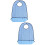 2Pcs Waterproof Clothing Protector Bib for Adults Sky-Blue Easy Clean 7