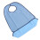2Pcs Waterproof Clothing Protector Bib for Adults Sky-Blue Easy Clean 8