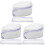 120Pcs Stylish Disposable Chef Hats Thick Paper Universal Kitchen Caps 1