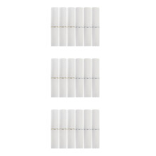 18Pcs Assorted Color Plastic Lip Balm Bottles Reusable Lipstick Tubes