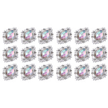 20Pcs Durable Multi Color Shoe Buckles for Flats Boots Sandals Pumps