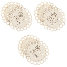 6Pcs Durable Wooden Cross Stitch Thread Winding Plate Organizer