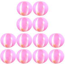 12Pcs Small Pink PVC Balls for Kids Outdoor Playground Toy Gift