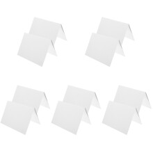10Pcs Paper Recording Graffiti Cards White DIY Blessing Message Cards