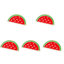 5Pcs Alloy Cartoon Breastpin Brooch Multi Color for Stylish Dress