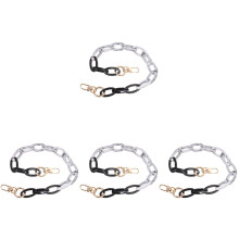 4Pcs Handbag Chain Straps with Buckles for DIY Bag Replacement