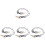 4Pcs Handbag Chain Straps with Buckles for DIY Bag Replacement 1
