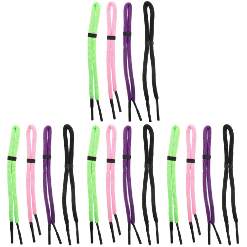16Pcs Soft Silicone Floating Glasses Strap Adjustable Eyewear Retainer