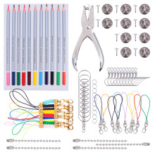 376Pcs Assorted Color Heat Shrink Plastic Sheets Kit for DIY Crafts