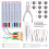 376Pcs Assorted Color Heat Shrink Plastic Sheets Kit for DIY Crafts 1