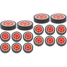 16Pcs Oven Timer Control Knobs Plastic Replacement for Microwave Use
