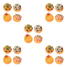 20Pcs Realistic PVC Takoyaki Models Toy Food for Home Play
