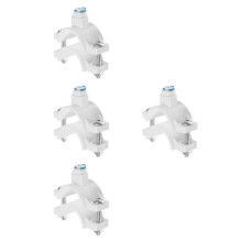4Pcs White Pom Drain Saddle Clamp for Under Sink Ro