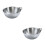 2Pcs Metal Mixing Bowls Non Breakable Dinnerware for Kitchen 1