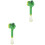 2Ensembles Souffleur De Bulles Électrique Vert Clair Plastique 4