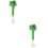 2Ensembles Souffleur De Bulles Électrique Vert Clair Plastique 7