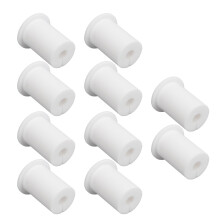Kit de routage de câbles de 1 pouce silicone blanc trou mural