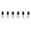 6Pcs Portable Eyelash Extension Adhesive Glue Quick and 2