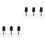 6Pcs Portable Eyelash Extension Adhesive Glue Quick and 3