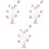 3Pièces Support Photo Rose Métal Décoration Table Multifonction 4