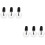 6Pcs Portable Eyelash Extension Adhesive Glue Quick and 6