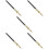 5Pièces Porte-Crayon Extenseur En Bambou Résistant Pour 9