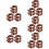 15Paires Sangles Panier Cuir Marron Confortables Et Solides 11