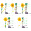 35Pièces Caches Silicone Réutilisables Colorés Usage 2