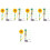 35Pièces Caches Silicone Réutilisables Colorés Usage 3