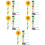 35Pièces Caches Silicone Réutilisables Colorés Usage 6