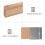 1Ensemble Guide Bois Marron Pour Armoire Commode 7