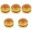 5Pcs Simulation Burger Model Soft Touch Food Photo Prop 4