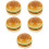 5Pcs Simulation Burger Model Soft Touch Food Photo Prop 8