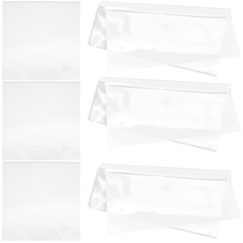 125Pcs Vinyl Record Outer Sleeves for Storage Transparent Plastic 1
