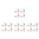 16Pcs Plastic Water Dispenser Spigots Press-Type Tap for Use 8