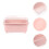 2Pcs Pink Cutlery Draining Box Kitchen Tableware Organizer with Cover 10