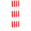 12Pcs Red Plush Clarinet Brush Handy Cleaning Tool Accessory 8